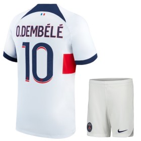 Camiseta de fútbol Paris Saint Germain Dembele 10 Niño 2ª equipación 2023-24